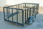Texas Bragg 14'x83" Landscape Trailer w/ 4' Sides & 4' Gate (L2) Stock #89886 - Thumbnail 2