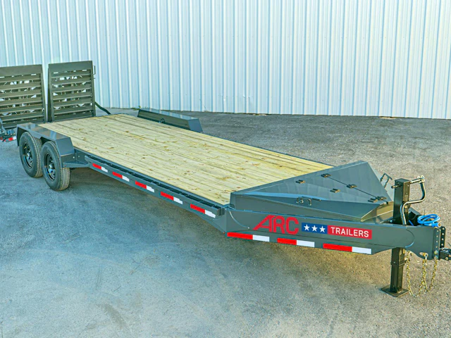 ARC Trailers 20'x83" HD Equipment Hauler w/ 4' Dovetail & Bigfoot Ramps (BEQ)