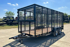 Texas Bragg 16'x77" Landscape Trash Trailer w/ Tandem Axle (LT)