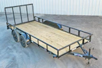 Texas Bragg 14'x83" Utility Trailer w/ 4' Gate (U2) Stock #87601 - Thumbnail 1