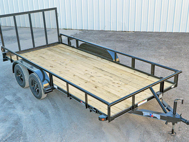 Texas Bragg 14'x83" Utility Trailer w/ 4' Gate (U2)