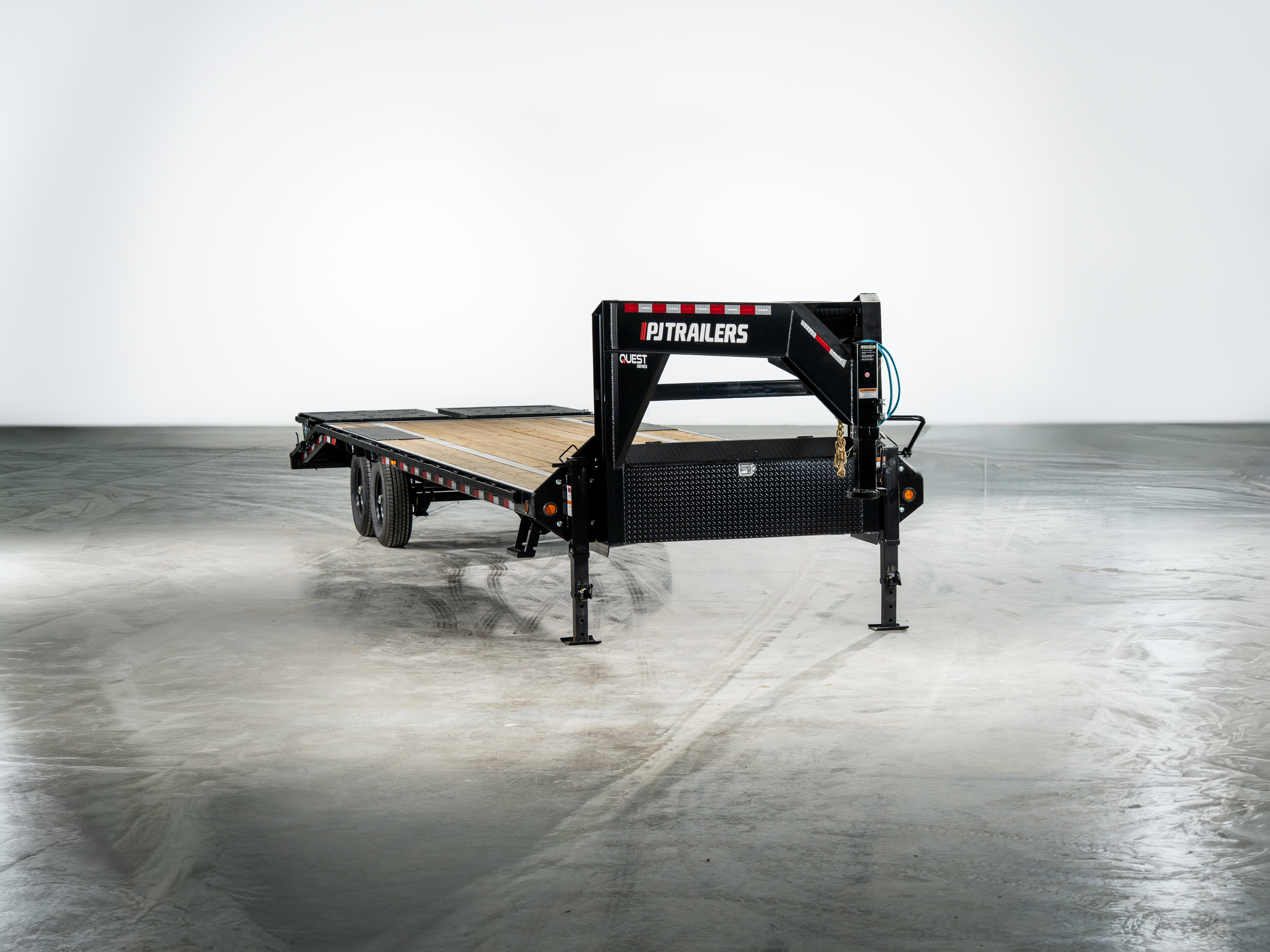 PJ LQ Flatbed Trailer Stock #LQ - Thumbnail 2