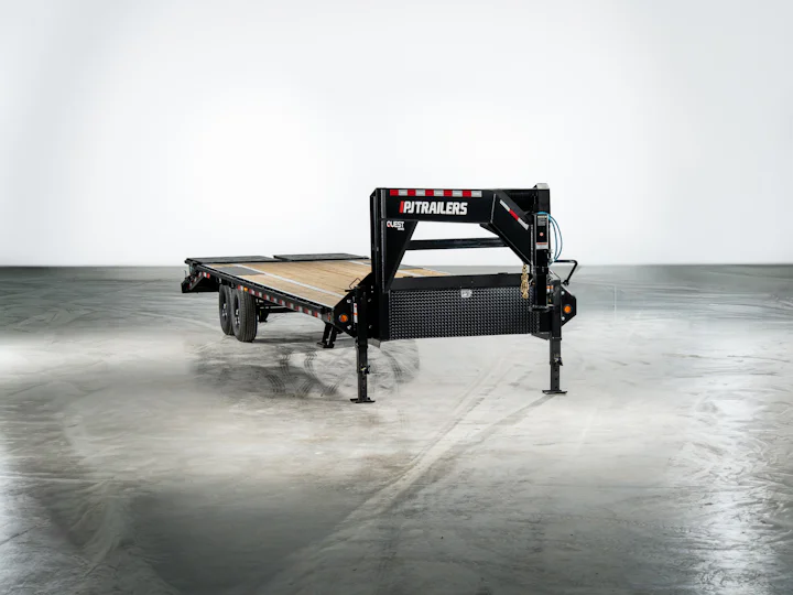 PJ Trailers Quest Flatdeck With Singles, studio view 2