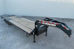 PJ Trailers 32'x102" Gooseneck Low Pro Flatbed Trailer w/ Duals (LD) Stock #LDQ32C2HSWK - Thumbnail 2