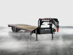 PJ Trailers 40'x102" Gooseneck Low Pro Flatbed Trailer w/ Duals (LD) Stock #LDQ40C2HSSK-GV25 - Thumbnail 2