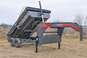 ARC Trailers 14'x83" Gooseneck Telescopic Dump Trailer w/ 2' Sides (GDT)