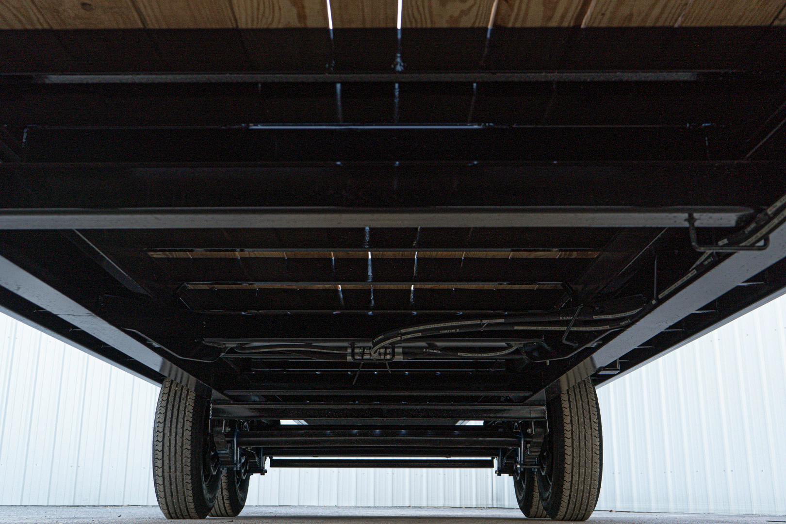 PJ Trailers 26'x102" Gooseneck Deckover Power Tilt Trailer (T8)
