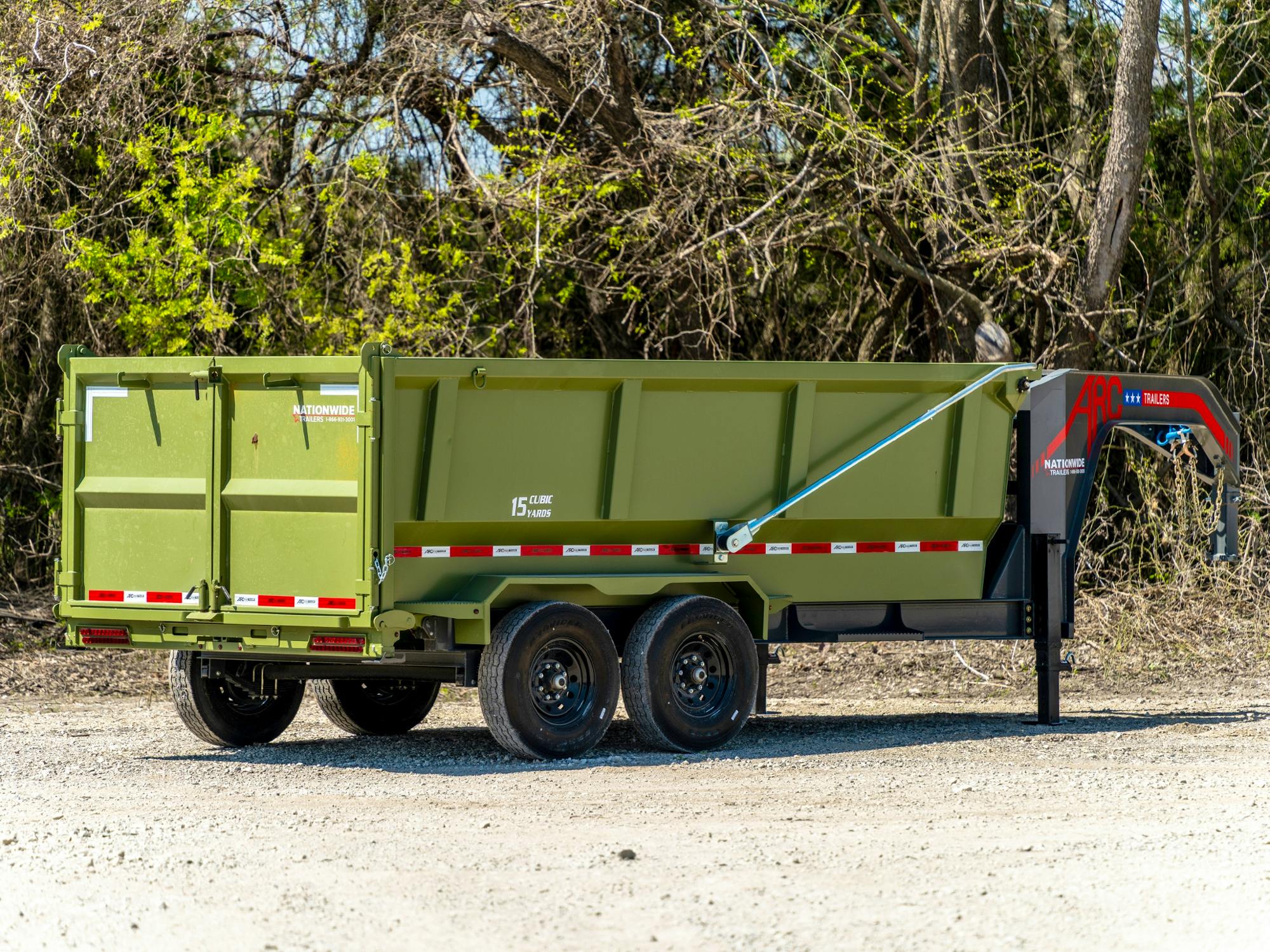 ARC Trailers ARC GDT 14' × 83" Telescopic Dump Trailer