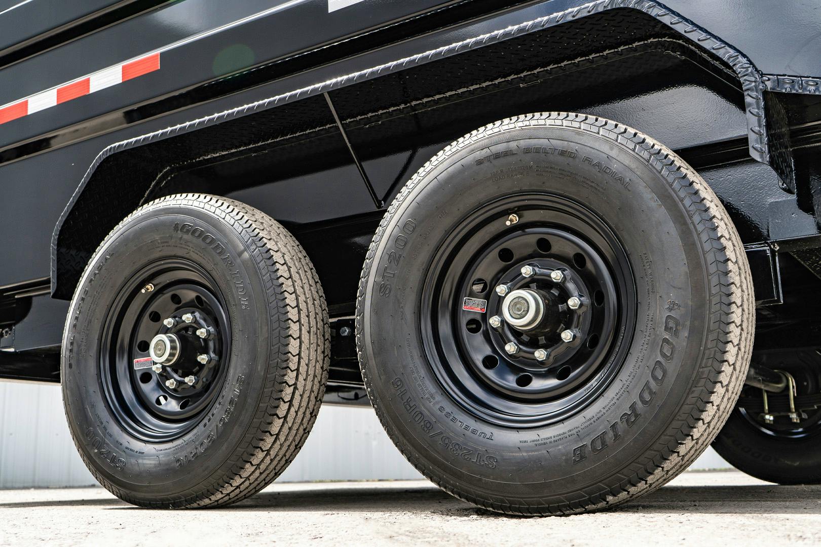 PJ Trailers 14'x83" Low Pro High Side Dump Trailer w/ 4' Sides (DM)