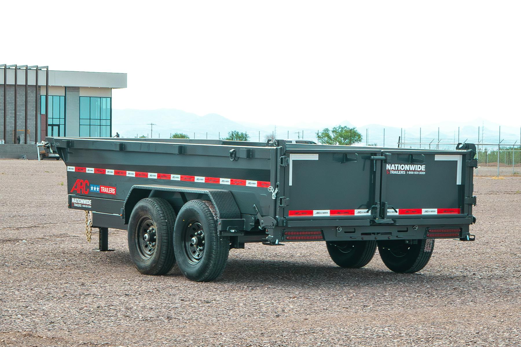 ARC Trailers ARC BDZ 14' × 83" Scissor-Lift Dump Trailer – Previous Generation