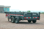 ARC Trailers 14'x83" Scissor Lift Dump w/ 2ft Sides (BDZ) Stock #A-BDZ-14142-GY-L72BS-10P - Thumbnail 4