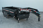 PJ Trailers 16'x83" Gooseneck HD Low Pro Dump Trailer w/ 3' Sides (DE) Stock #86712 - Thumbnail 2