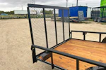 Texas Bragg 12'x77" Utility Trailer w/ 4' Gate (U2) Stock #91095 - Thumbnail 3