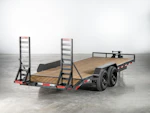 ARC Trailers 20'x83" General Purpose 14K Equipment Trailer (BEG) Stock #arc-a-beg-2014-gy-l72bs - Thumbnail 4