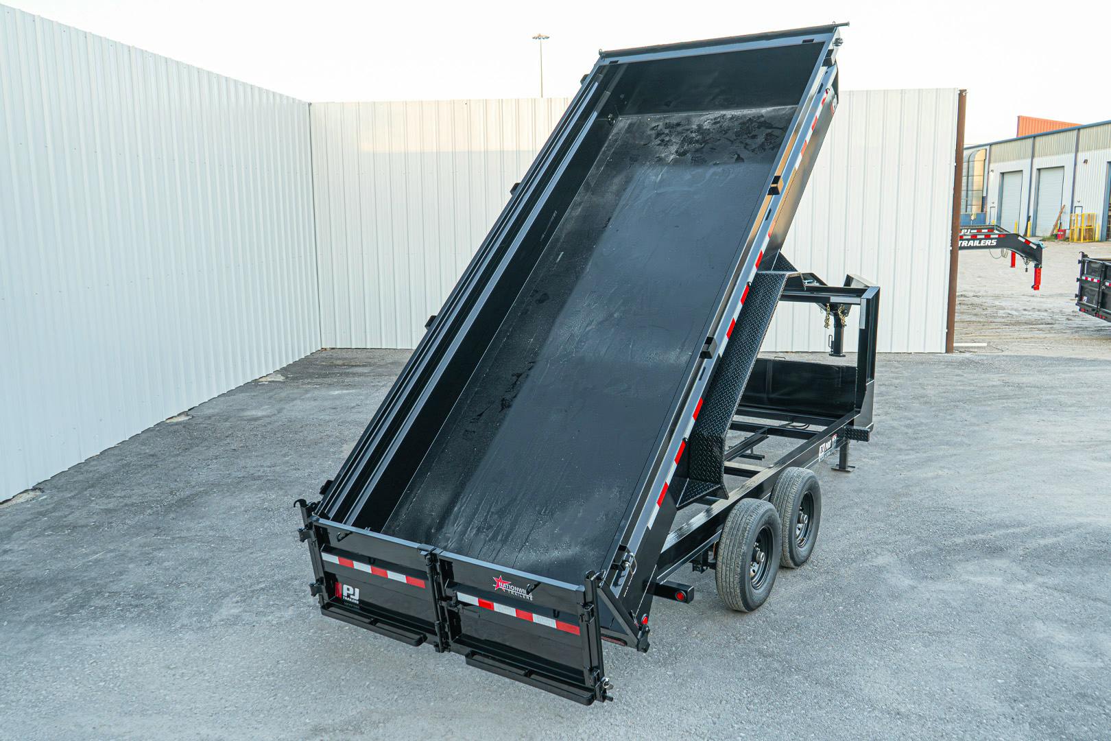 PJ Trailers 16'x83" Gooseneck Low Pro Dump Trailer w/ 2' Sides (DL)