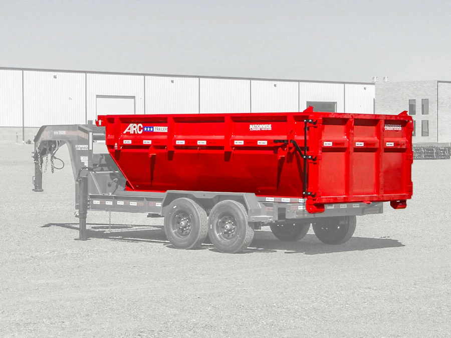 Roll-off dump bin