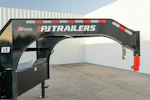 PJ Trailers 25'x102" Gooseneck Low Pro Flatbed Trailer w/ Singles (LS) Stock #LSQ2572BSWK - Thumbnail 2