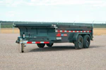 ARC Trailers 14'x83" Scissor Lift Dump w/ 2ft Sides (BDZ) Stock #A-BDZ-14142-GY-L72BS-10P - Thumbnail 1