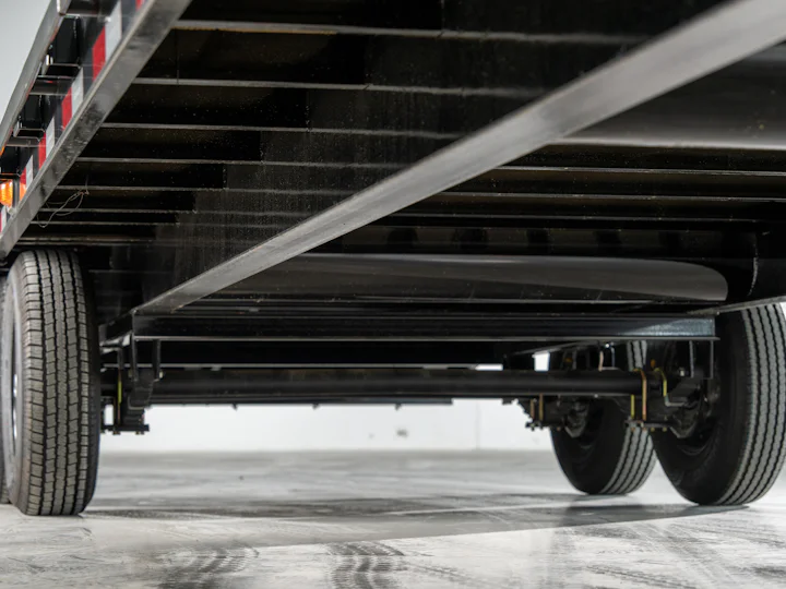 PJ Trailers Quest Flatdeck With Singles, studio view 14